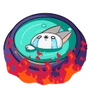 🔥 emoji Bunny Vampire Telegram sticker 13 of 20