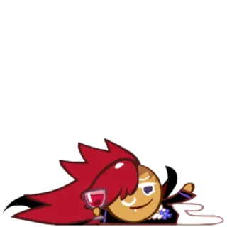 🍷 emoji Vampire Cookie! Telegram sticker 13 of 27