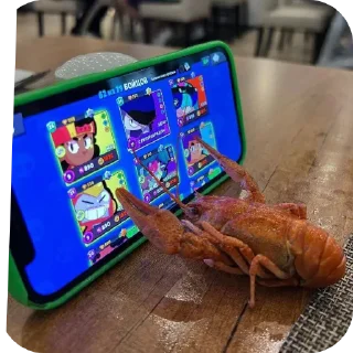 🦞 emoji Chk sticker's Telegram sticker 16 of 45