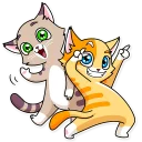 👋 emoji Katie Cat Telegram sticker 5 of 31