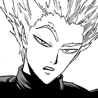 🤨 emoji Garou Telegram sticker 10 of 35