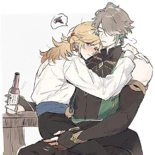 💚 emoji 💚Kaveh×Al-Haitham💚 by @denkawiwi Telegram sticker 16 of 71