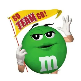 🏁 emoji Green M&M by @nourcesse Telegram sticker 6 of 17