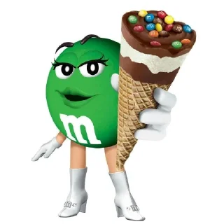 🍦 emoji Green M&M by @nourcesse Telegram sticker 15 of 17