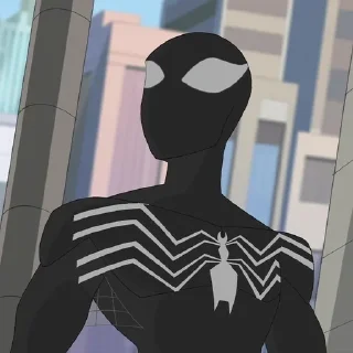 ⚫ emoji Black C. Spider-Man / @Earth_928 Telegram sticker 13 of 50