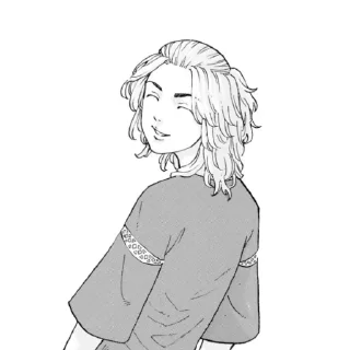 😊 emoji Tokyo Revengers Telegram sticker 12 of 96