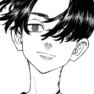 🙂 emoji Tokyo Revengers Telegram sticker 8 of 96