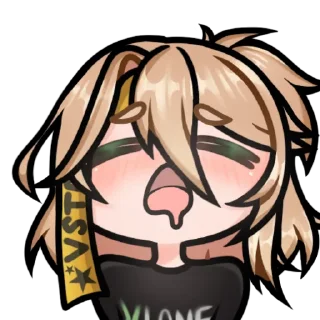 🥱 emoji @ixxxiq - vtuber Telegram sticker 5 of 19