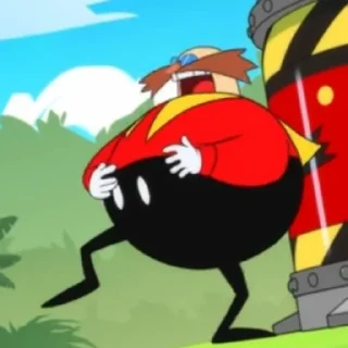 😂 emoji Classic Eggman by (@sonic_the_hednehog) Telegram sticker 7 of 45