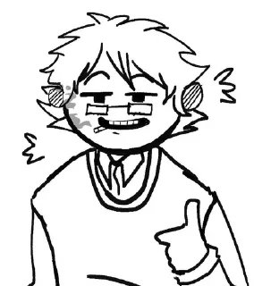👍 emoji У Эрика 4 см Telegram sticker 23 of 44