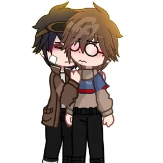 😳 emoji Джон и Линч мемы Telegram sticker 18 of 53