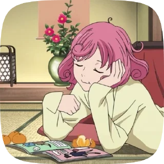 Sticker from Kofuku pink queen