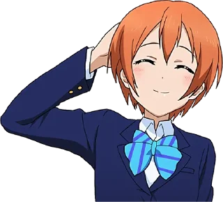 😅 emoji Love Live by @anime_stickerr Telegram sticker 13 of 25
