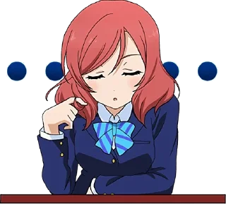 😶 emoji Love Live by @anime_stickerr Telegram sticker 23 of 25