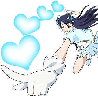 ❤️ emoji Love Live by @anime_stickerr Telegram sticker 9 of 25