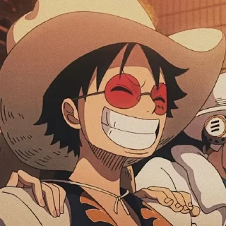 😎 emoji Luffy by@Loveyouluffy Telegram sticker 5 of 120