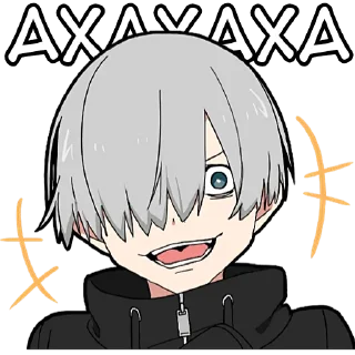 🤣 emoji Мальчик Тьмы @Nyasticks Telegram sticker 24 of 41