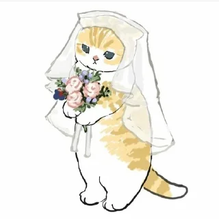 🤍 emoji °~Милые арт котики <3~° Telegram sticker 1 of 32