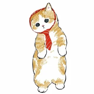 🤍 emoji °~Милые арт котики <3~° Telegram sticker 5 of 32