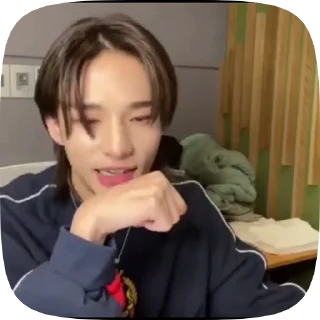 🤟 emoji hyunjin(vlive 092622) Telegram sticker 11 of 13