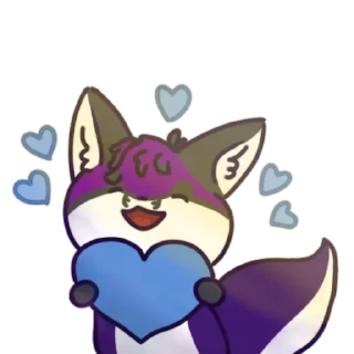 💙 emoji Листенятко💜 Telegram sticker 20 of 42