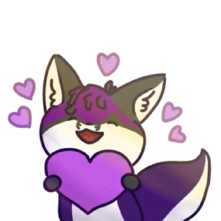 💜 emoji Листенятко💜 Telegram sticker 19 of 42