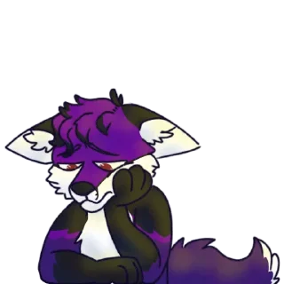 😔 emoji Листенятко💜 Telegram sticker 14 of 42