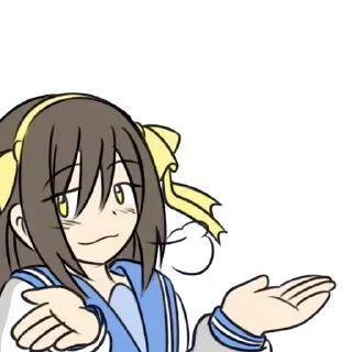 🍙 emoji БОЛЬШЕ ⇨ @CLOOBHUB АНИМЕ СТИКЕРЫ ANIME STICKERS Telegram sticker 20 of 54