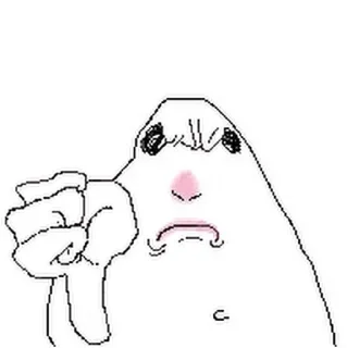👎 emoji skebob Telegram sticker 19 of 28