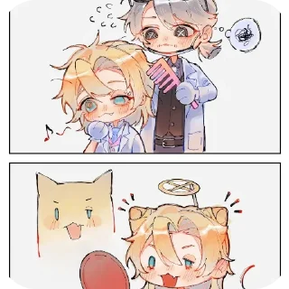 🐱 emoji Pact of CatLovers ~ Luca&Aesop Telegram sticker 7 of 120