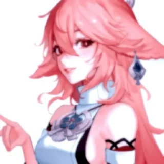 💝 emoji .♡°🎀•Genshin•Impact•🎀°♡. Telegram sticker 15 of 66