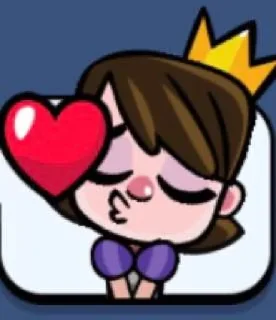 ❤️ emoji Clash royal Telegram sticker 5 of 16