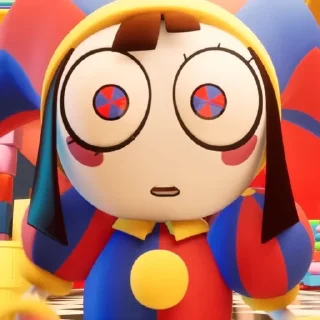😯 emoji Pomni @iEshkere Telegram sticker 18 of 62