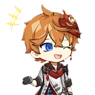 😉 emoji Childe is love, Childe is life Telegram sticker 6 of 40