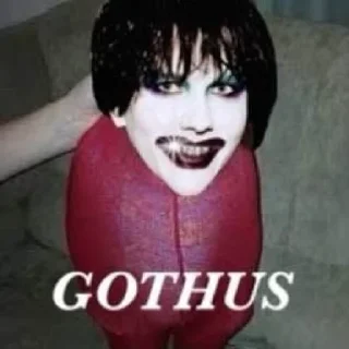 Sticker from goth tv