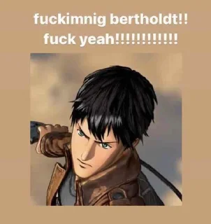 👑 emoji live laugh love bertholdt Telegram sticker 24 of 120