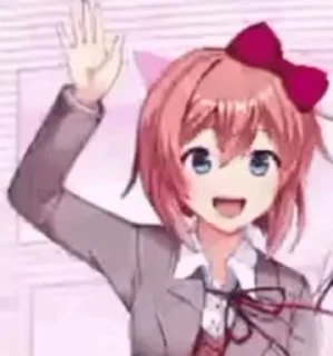 🌟 emoji Sayori Ddlc Telegram sticker 22 of 73