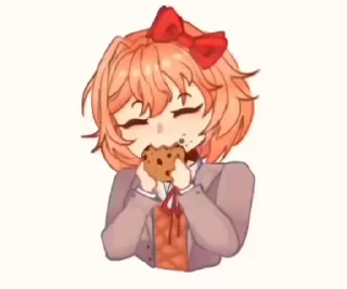 Sticker from Sayori Ddlc