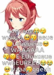🌟 emoji Sayori Ddlc Telegram sticker 23 of 73