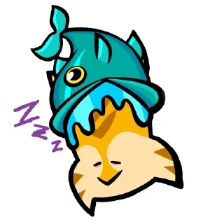 😴 emoji Jade Fish Telegram sticker 12 of 42