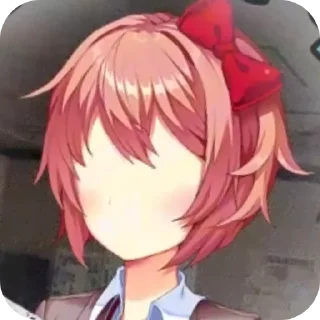 😶 emoji DDLCSHIT😨 :: @MixaCute🥰 Telegram sticker 24 of 118