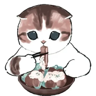🍢 emoji 𝚔𝚒𝚝𝚝𝚎𝚗𝚜 : : 🍢 @packsamgmin Telegram sticker 22 of 50