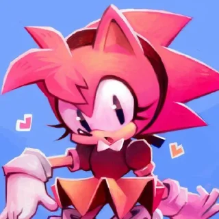😯 emoji Classic Amy (@sonic_the_hednehog) Telegram sticker 15 of 73