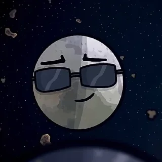 😎 emoji Triᴛᴏn_Sᴏlᴀr_ʙᴀlls Telegram sticker 14 of 51