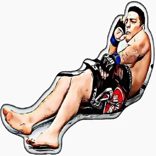 👍 emoji Sinyak's Old School MMA Telegram sticker 6 of 46