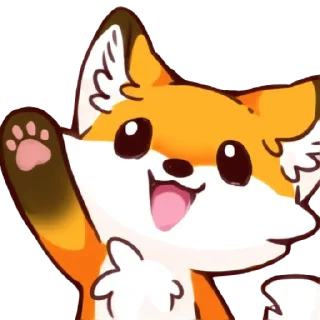 👋 emoji Red Fox @CrazySnep Telegram sticker 1 of 118