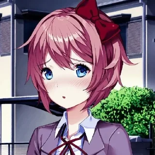 🎆 emoji 「🎆」Sayori Telegram sticker 11 of 35