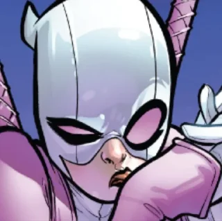 🤍 emoji Elite Gwenpool Telegram sticker 16 of 40