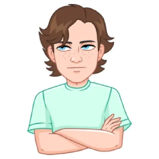🙄 emoji Мой vmoji но это Дим-Димыч Telegram sticker 24 of 40