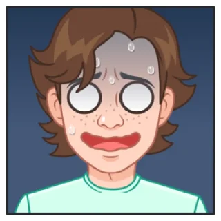 😨 emoji Мой vmoji но это Дим-Димыч Telegram sticker 11 of 40
